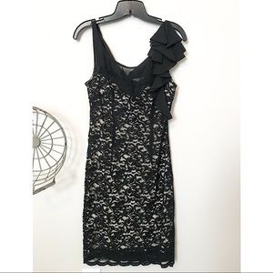 The Limited black lace dress